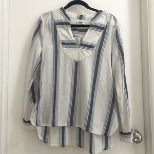 Old Navy Linen Blend Popover Tunic (L)